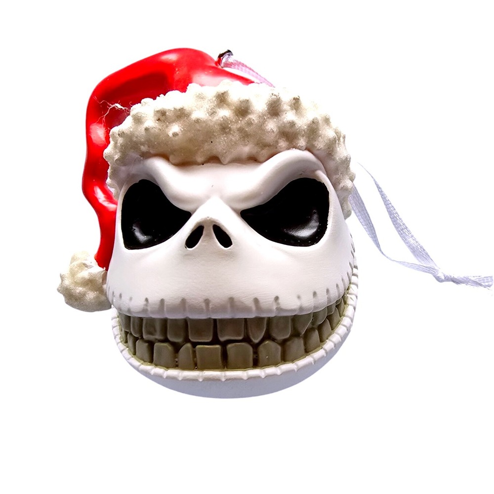 NWOT Hallmark Jack‎ Skellington Nightmare Before Christmas Ornament Santa Hat - Picture 3 of 5